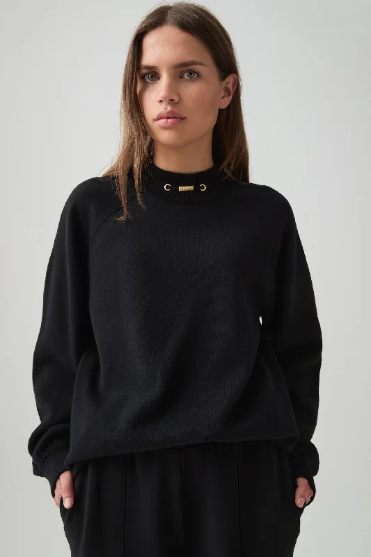 Raglan Knitted Jumper 401 Long Sweater Short Sweater Cropped Sweater