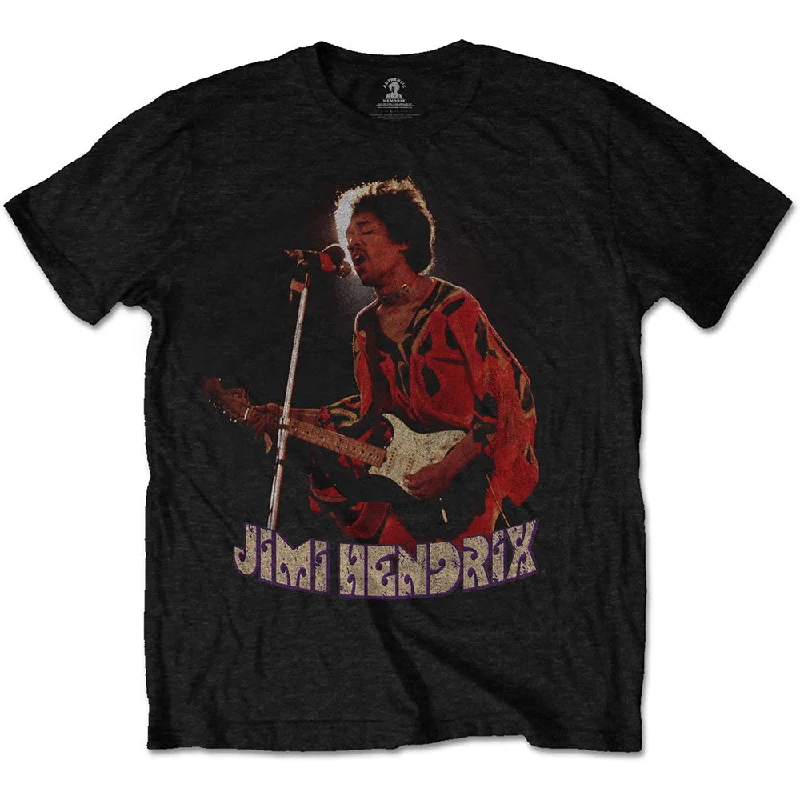 Jimi Hendrix | Official Band T-Shirt | Orange Kaftan Anti-Shrink Durable Soft