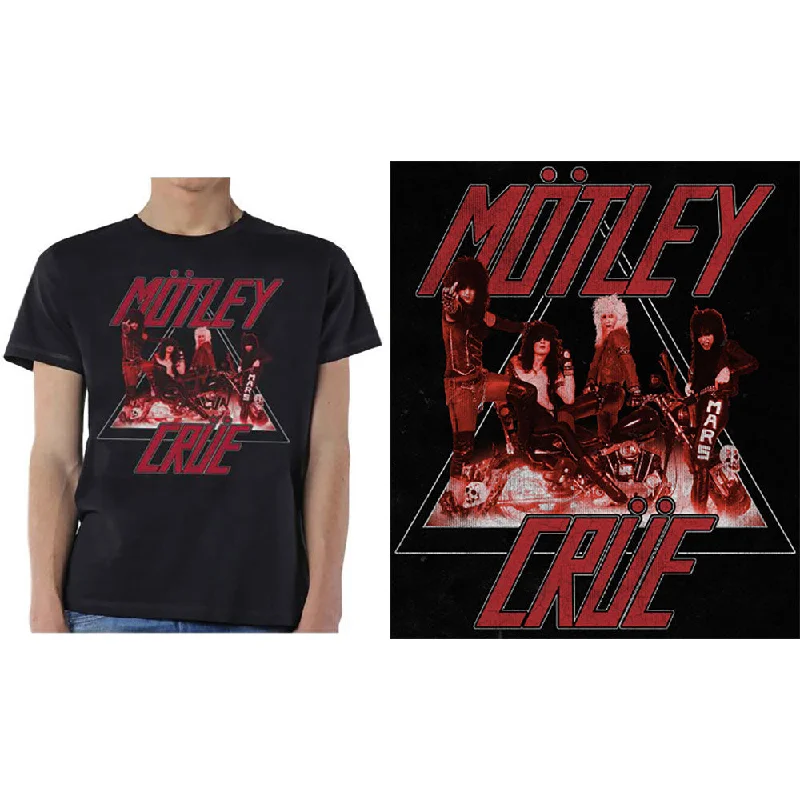 Motley Crue | Official Band T-Shirt | Too Fast Cycle Hooded Caped Shawl Collar