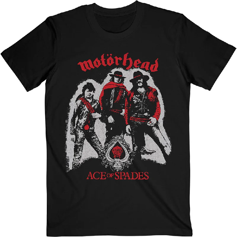 Motorhead | Official Band T-Shirt | Ace of Spades Cowboys Real Fur Shearling Chenille Motorhead | Official Band T-Shirt | Ace of Spades Cowboys Real Fur Shearling Chenille