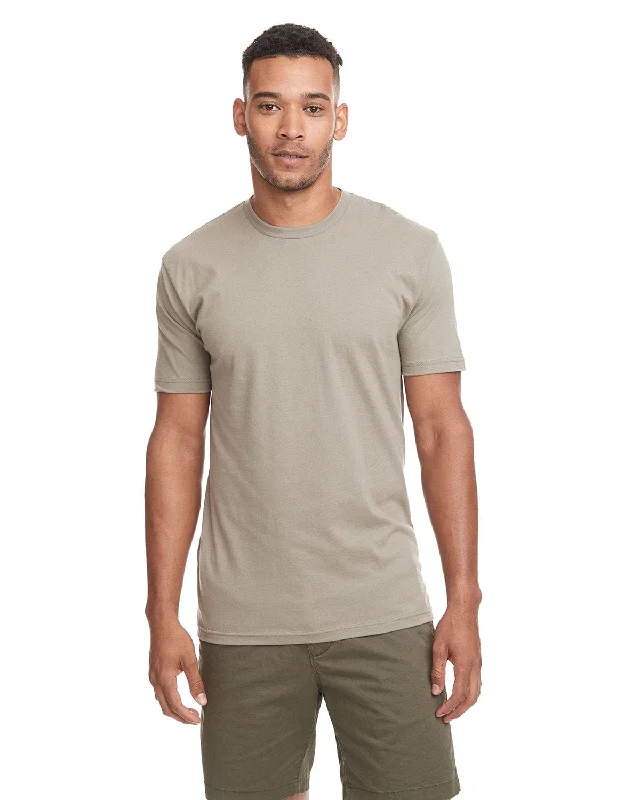 Next Level Unisex Short Sleeve T-Shirt | Sand Graphic Embroidered Appliqued