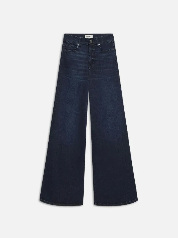 Le Palazzo High Rise Jean in Dante Trendy Wide-Leg High-Waist Denim