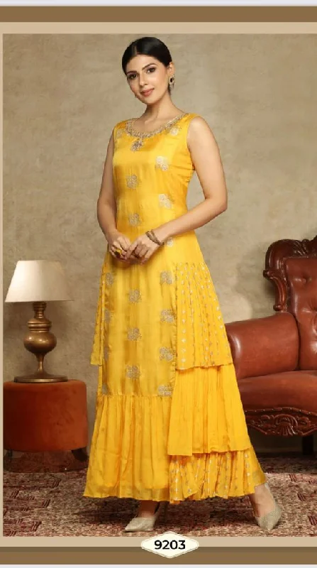 Mustard Yellow Long Maxi Dress Cozy Maxi Dress with Slit