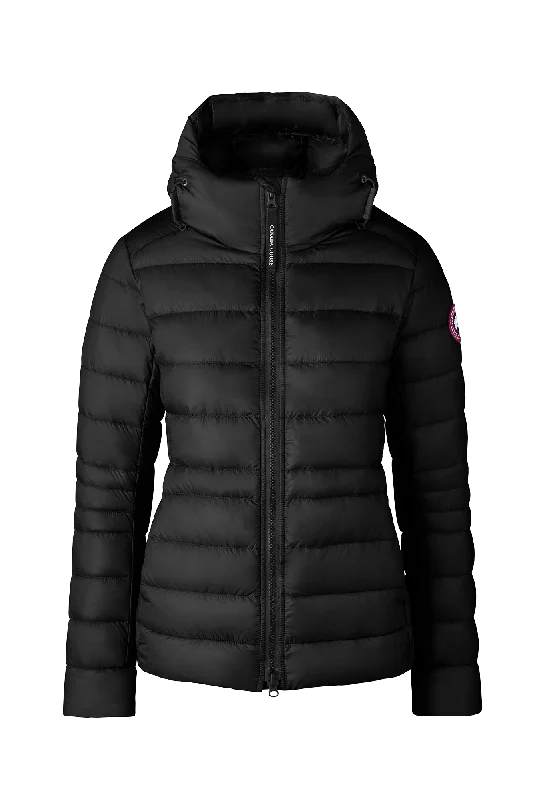 Cypress Hoody Jacket Women's Denim Fabric Leather Fabric Suede Fabric
