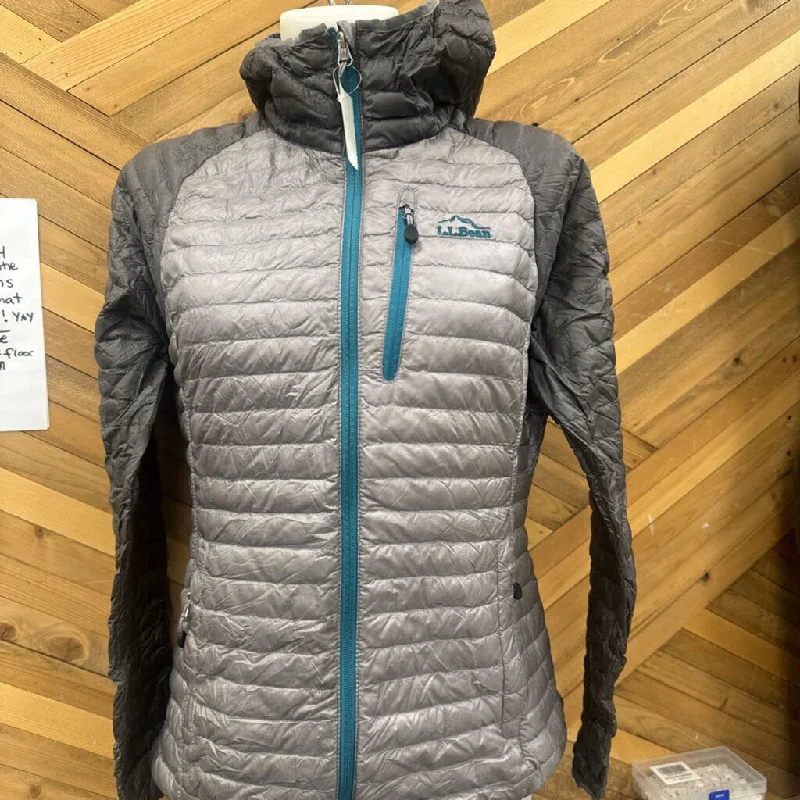 L.L.Bean - Women's 850-Fill Packable Down Jacket - MSRP comp $385: Grey/Dark Grey/Teal-women-MD Herringbone Jacket Checkered Jacket Solid Jacket L.L.Bean - Women's 850-Fill Packable Down Jacket - MSRP comp $385: Grey/Dark Grey/Teal-women-MD Herringbone Jacket Checkered Jacket Solid Jacket