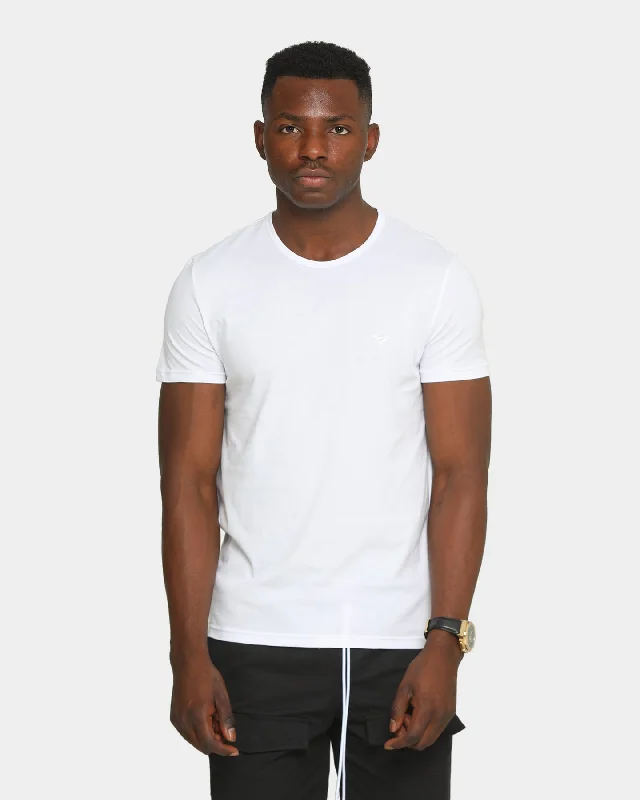 Armani Exchange Emporio Armani 2 Pack Crew Neck Lounge T-Shirt Bianco/Bianco Seamless Knitted Crochet Armani Exchange Emporio Armani 2 Pack Crew Neck Lounge T-Shirt Bianco/Bianco Seamless Knitted Crochet