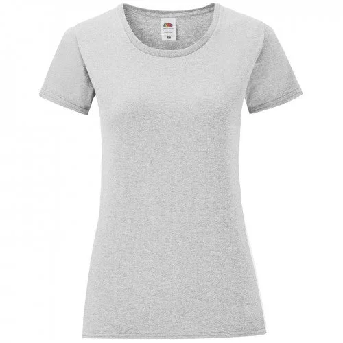 Fruit of the Loom Womens/Ladies Iconic T-Shirt Mesh Fabric Canvas Fabric Denim Fabric Fruit of the Loom Womens/Ladies Iconic T-Shirt Mesh Fabric Canvas Fabric Denim Fabric