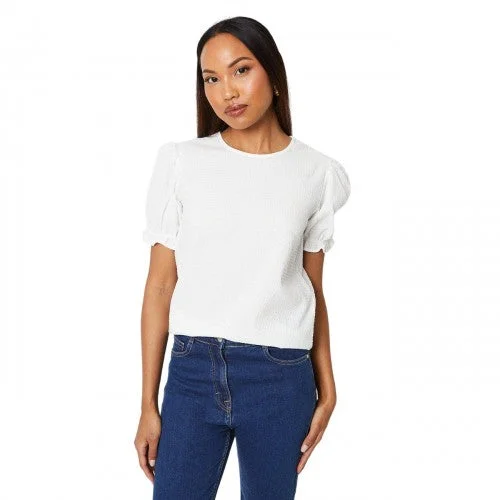 Principles Womens/Ladies Textured Frill Cuff T-Shirt Cashmere Blend Cotton Blend Poly Blend Principles Womens/Ladies Textured Frill Cuff T-Shirt Cashmere Blend Cotton Blend Poly Blend