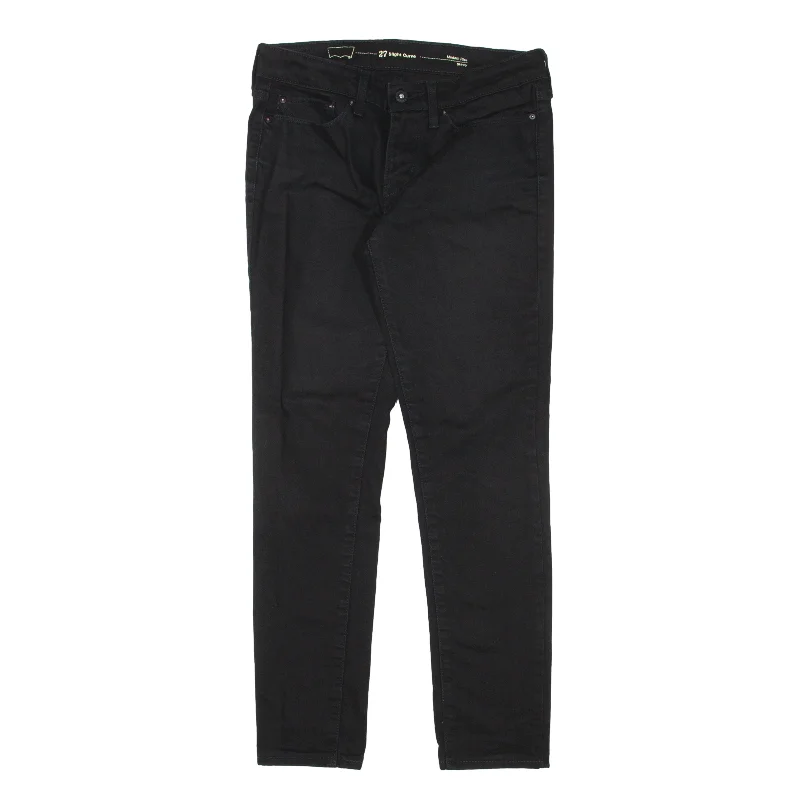 LEVI'S Modern Rise Jeans Black Denim Slim Skinny Womens W27 L27 Casual Skinny Fit Jeans LEVI'S Modern Rise Jeans Black Denim Slim Skinny Womens W27 L27 Casual Skinny Fit Jeans