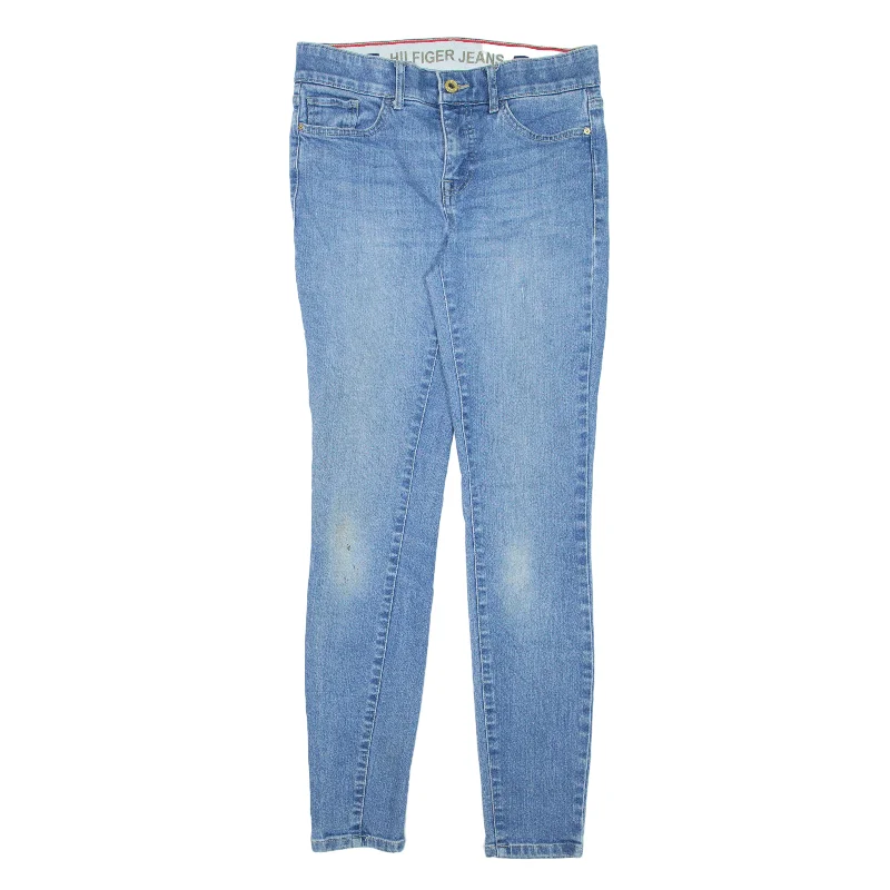 TOMMY HILFIGER Jeans Blue Denim Slim Skinny Stone Wash Womens W28 L29 Casual Loose Fit Jeans TOMMY HILFIGER Jeans Blue Denim Slim Skinny Stone Wash Womens W28 L29 Casual Loose Fit Jeans