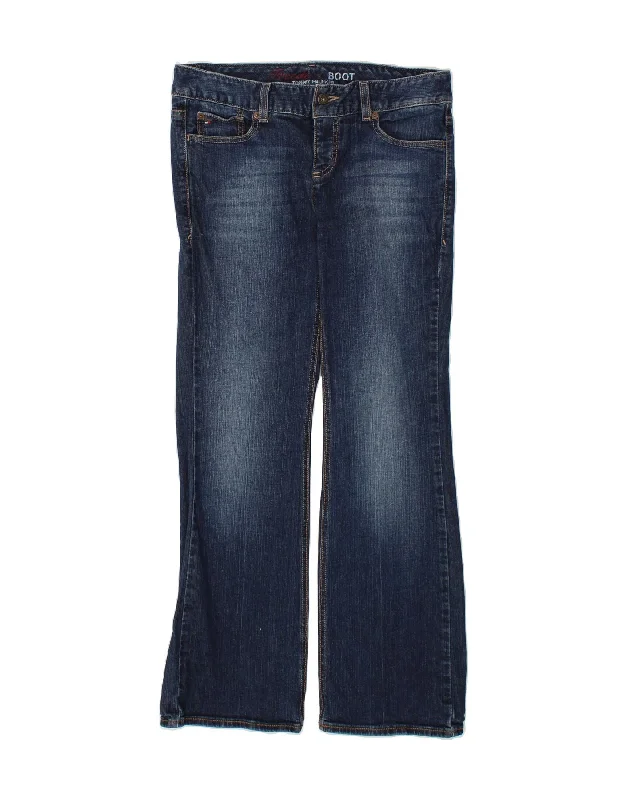 TOMMY HILFIGER Womens Freedom Bootcut Jeans US 10 Large W34 L30 Blue Fashionable Slim Fit Jeans TOMMY HILFIGER Womens Freedom Bootcut Jeans US 10 Large W34 L30 Blue Fashionable Slim Fit Jeans