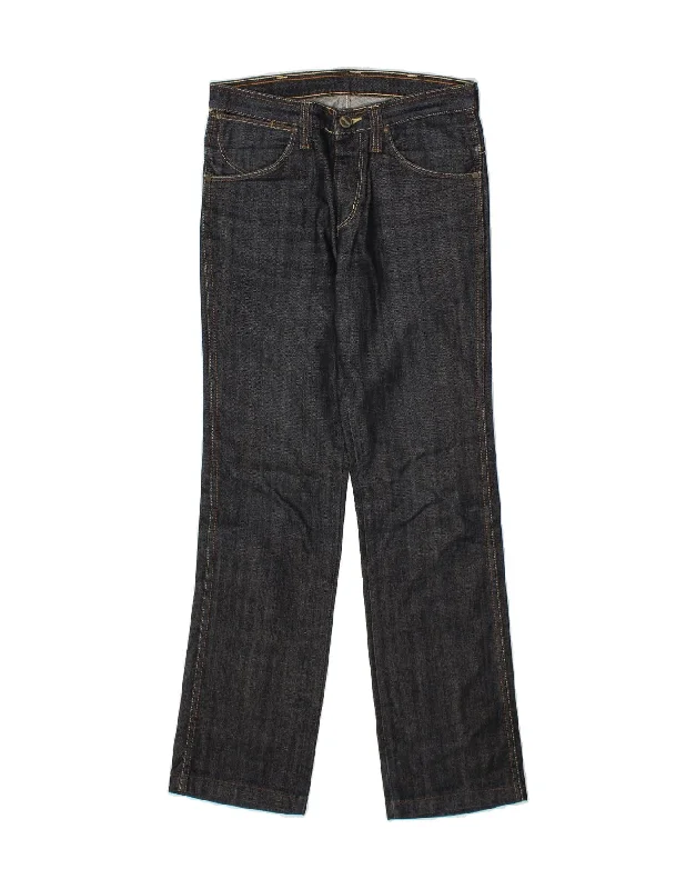 WRANGLER Womens Sly Straight Jeans W29 L34 Navy Blue Cotton Comfortable Boyfriend Jeans WRANGLER Womens Sly Straight Jeans W29 L34 Navy Blue Cotton Comfortable Boyfriend Jeans